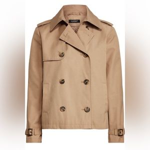 Lauren Ralph Lauren Double Breasted Short Trench Coat (NEW without tags)